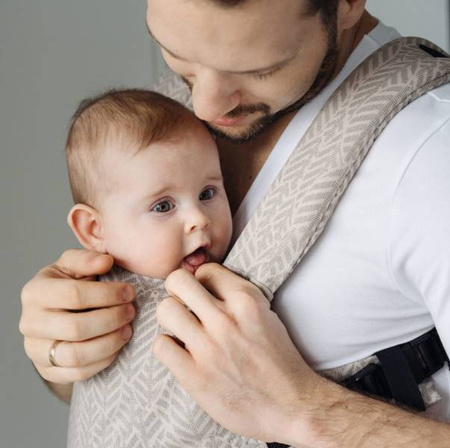 Zaffiro City Nosidło Ergonomiczne Grey Leaves