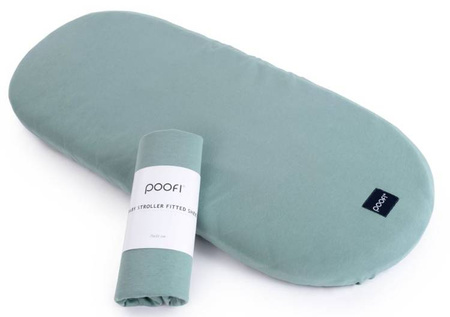 Poofi Prześcieradło do Wózka Organic Petrol PF 651