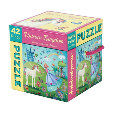 Mudpuppy Puzzle Królestwo Jednorożca 42 elementy 3+