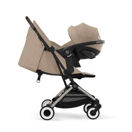 Cybex Orfeo Wózek Spacerowy Rama Taupe Almond Beige 2025