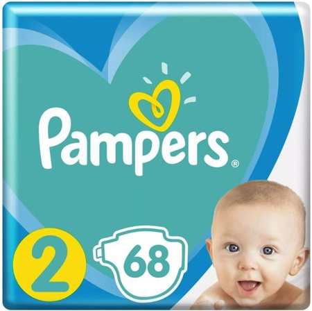 Pampers Pieluchy Active Baby Rozmiar 2, 68 Sztuk Pieluszek