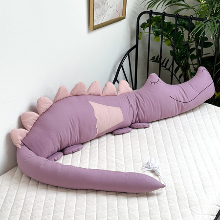 SenLove Smokozaur Poduszka Przytulanka Bawełniana Wrzosowa