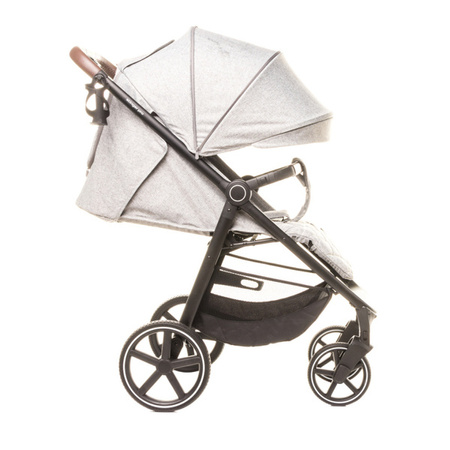 4Baby Stinger Pro Wózek Spacerowy Melange Light Grey