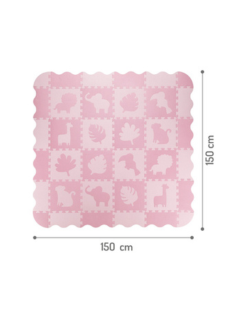 Momi Zawi Mata Piankowa 2w1 Puzzle Różowa