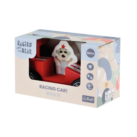 Trefl Racing Samochód Czerwony