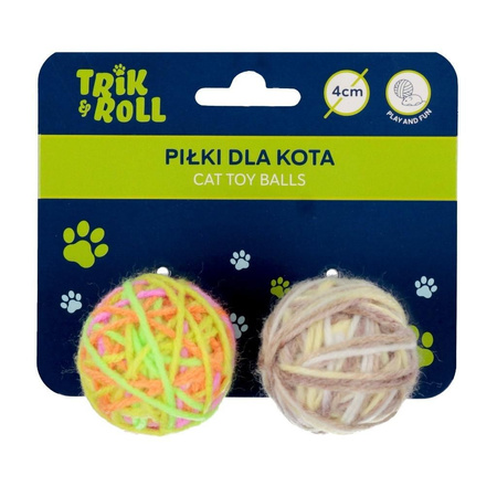 Trik&Roll Zabawka dla Kota Piłka 2 szt