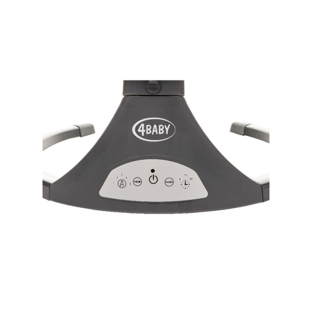 4BABY Rock'n Relax Leżaczek Bujaczek Grey