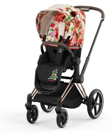 Cybex Cybex Priam 4.0 + Fotelik Samochodowy Cloud T 0-13kg Spring Blossom Light