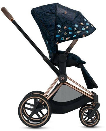 Cybex e-Priam 3.0 Wózek Głęboko-Spacerowy Rama + Tapicerka + Gondola 2w1 Jewels of Nature