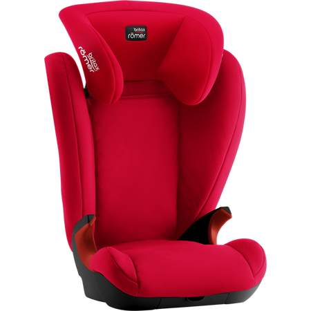 Britax Romer Kid II Fotelik Samochodowy 15-36kg Fire Red - Czarna Skorupa