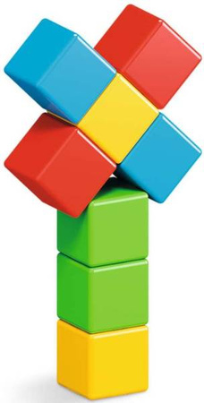 Geomag Magicube Full Color Klocki Magnetyczne Recycled Crystal