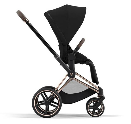 Cybex Priam 4.0 Wózek Głęboko-Spacerowy + Fotelik Samochodowy Cloud T 0-13kg Deep Black