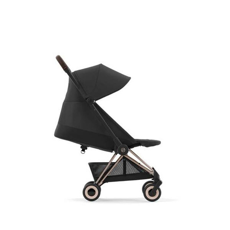 Cybex Coya Wózek Spacerowy Rama Rosegold Sepia Black + Pałąk do Wózka