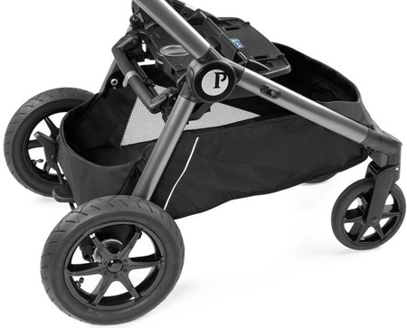 PegPerego GT4 Wózek Spacerowy Terenowy Black Shine