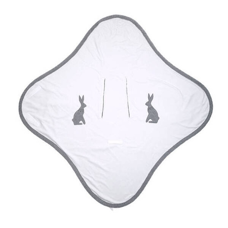 Lodger Polarowy Wielofunkcyjny Otulacz Do Fotelika Samochodowego Szary Fleece Drizzle