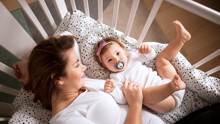 Lovi Dynamiczny Smoczek Uspokajający 18m+ Silikonowy 2szt. 22/880 Salt&Pepper