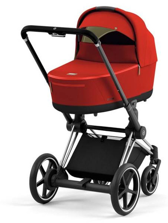 Cybex e-Priam 4.0 Wózek Głęboko-Spacerowy Rama + Tapicerka + Gondola 2w1 Autumn Gold