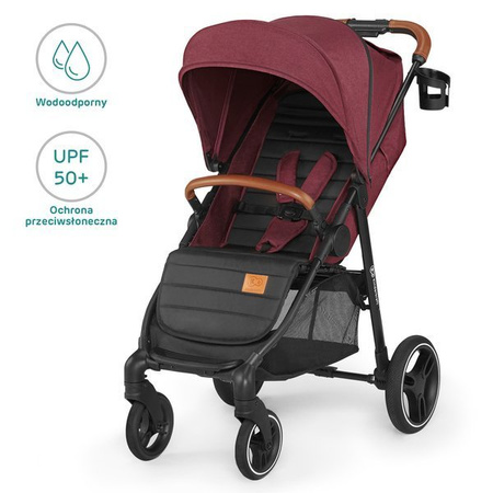Kinderkraft Grande LX Wózek Spacerowy Burgundy