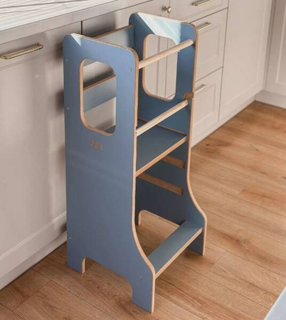 Baby Wood Slim M Kitchen Helper Błękitny