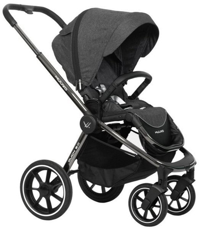 Muuvo Quick 2.0 Wózek Spacerowy Black Chrome Anthracite