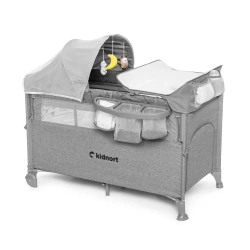 Kidnort Stugan Łóżeczko Turystyczne Jasny Szary