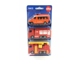 Siku Pojazdy Strażackie 3-PAK