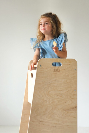 Baby Wood Kitchen Helper Comfort Naturalny