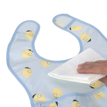 Lassig Zestaw śliniaków wodoodpornych 2szt. 6m+ Happy Fruits Lemon