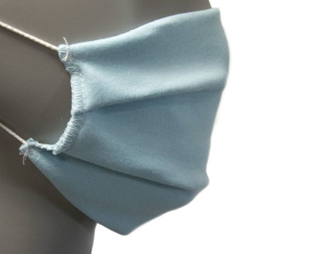 Ewa Klucze Maseczka Ochronna Wielorazowa Dla Dorosłych 100% Bawełna Niebieska