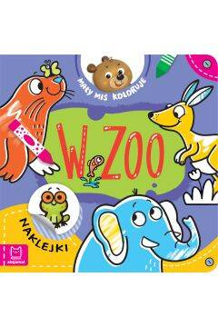 Asjomat Kolorowanka Mały Miś Koloruje W Zoo