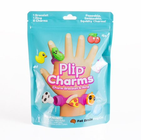 Fat Brain Toy Plip Charms Biżuteria Zestaw Różowy