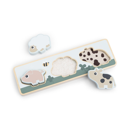 Done by Deer Puzzle Sensoryczne Zwierzątka Tiny Farm