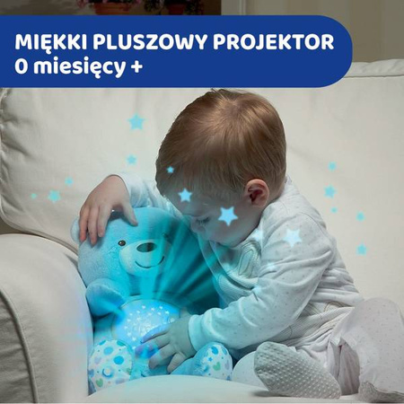 Chicco Miś z Projektorem Niebieski