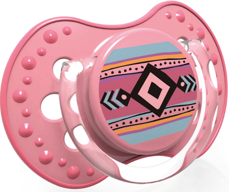 Lovi Dynamiczny Smoczek Uspokajający Silikonowy 0-3m 2szt. 22/855 Indian Summer Girl