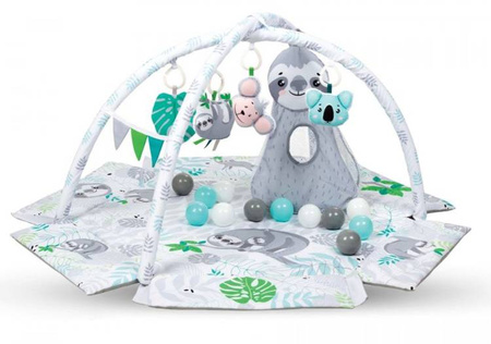 Kidwell Yoga Mata Edukacyjna Z Zabawkami grey