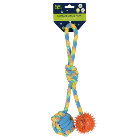 Trik&Roll Szarpak dla Psa Piłki 34 cm Pomarańczowy