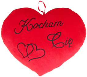  Sun-Day Pluszak Serce z napisem 30 cm