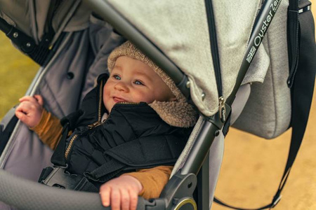 Oyster Zero Gravity Wózek Spacerowy Mustard stelaż szary