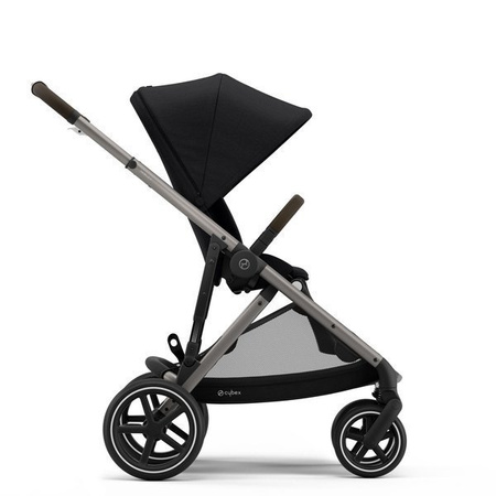 Cybex Gazelle S Wózek Bliźniaczy Spacerowy Deep Black rama Taupe