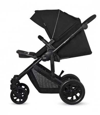 Kinderkraft Prime Lite Wózek Głęboko-Spacerowy 2w1 Deep Black