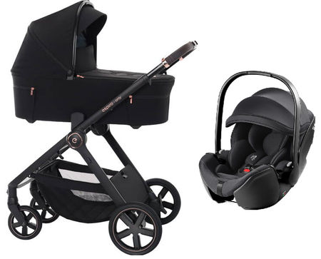 Espiro Only 2025 Wózek Głęboko-Spacerowy + Britax Romer Baby-Safe Pro Fotelik Samochodowy 0-13kg