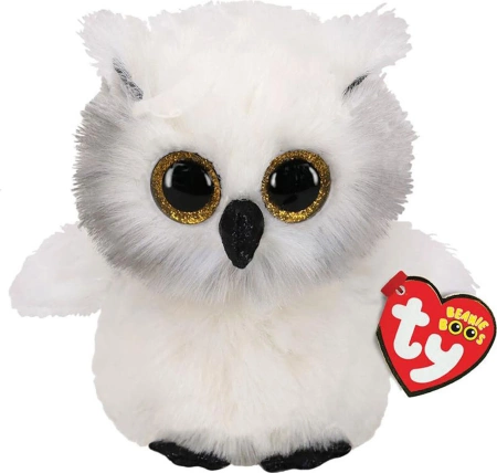 Ty Figurka pluszowa Beanie Boos - Sowa Austin, 15 cm