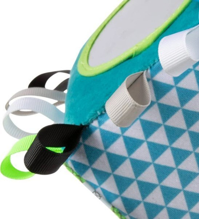 Canpol babies pluszowa kostka sensoryczna 12x12x12cm BEARS Zielona