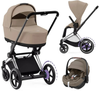 Cybex e-Priam 4.0 Wózek Głęboko-Spacerowy + Maxi-Cosi Pebble 360 Pro2 Fotelik Samochodowy