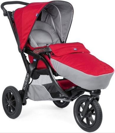 Chicco Trio Activ3 Wózek Wielofunkcyjny 3w1 Red Berry