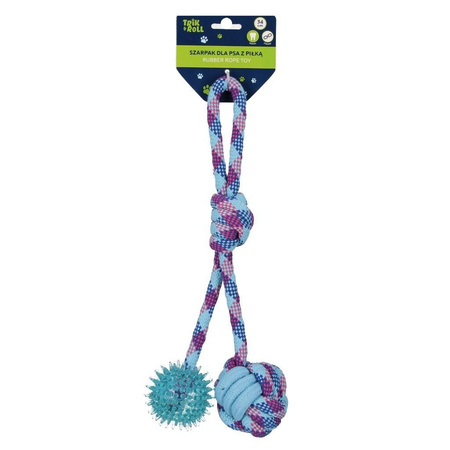 Trik&Roll Szarpak dla Psa Piłki 34 cm Niebieski