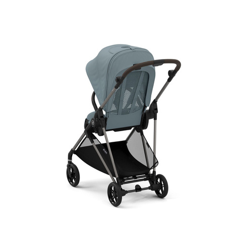 Cybex Melio Wózek Głęboko-Spacerowy Stormy Blue + Cloud G I-Size