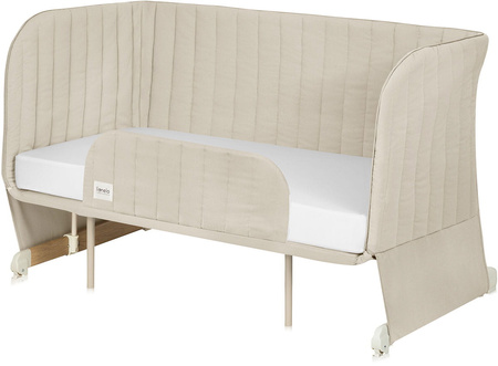 Lionelo Thomi Plus - wielofunkcyjne łóżeczko dziecięce 5w1 | Beige Sand