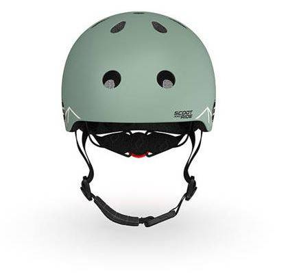 Scootandride Kask XXS-S Dla dzieci 1-5 Lat Green Lines