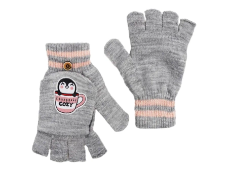 Yoclub! Rękawiczki Naszywka Haft i Kapturek 16